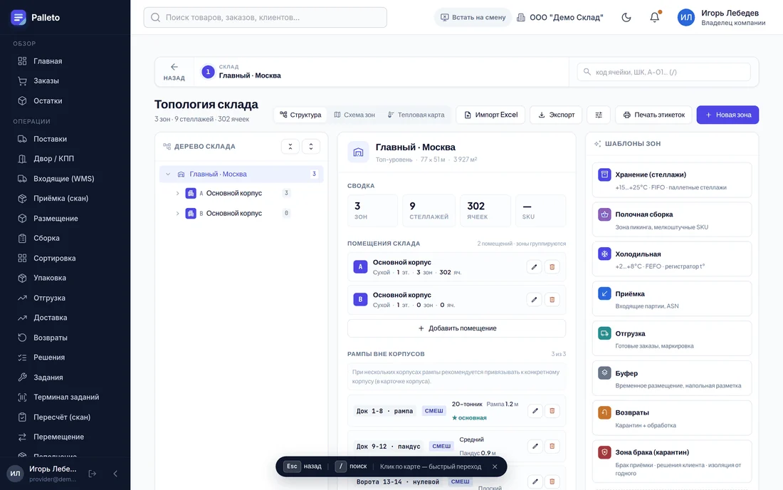 Редактор топологии